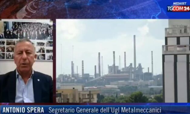 Commissariamento Ex Ilva. Antonio Spera, UGL Metalmeccanici: “Adesso si proceda con il cronoprogramma”