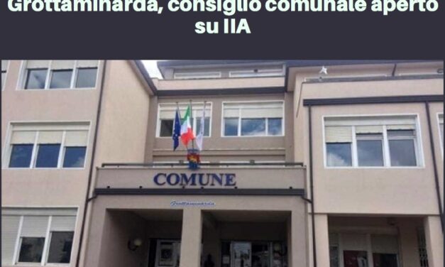 GROTTAMINARDA, CONSIGLIO COMUNALE APERTO SU IIA