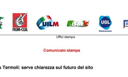 STELLANTIS TERMOLI: SERVE CHIAREZZA SUL FUTURO DEL SITO