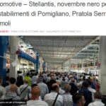 Automotive – Stellantis, novembre nero per gli stabilimenti di Pomigliano, Pratola Serra e Termoli