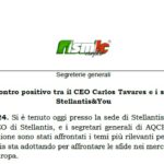 STELLANTIS : INCONTRO POSITIVO TRA IL CEO CARLOS TAVARES E I SINDACATI PRESSO STELLANTIS&YOU