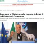 BEKO: OGGI AL MINISTERO DELLE IMPRESE SI DECIDE IL FUTURO DELLO STABILIMENTO DI COMUNANZA