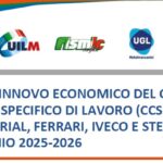 RICHIESTA RINNOVO ECONOMICO DEL CONTRATTO COLLETTIVO SPECIFICO DI LAVORO (CCSL) PER CNH INDUSTRIAL, FERRARI, IVECO E STELLANTIS PER IL BIENNIO 2025-2026