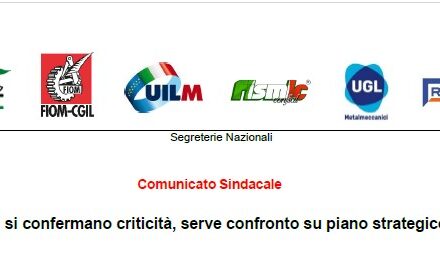 CNHI: SI CONFERMANO CRITICITÀ, SERVE CONFRONTO SU PIANO STRATEGICO 2025