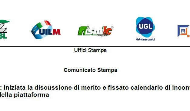 CCSL: INIZIATA LA DISCUSSIONE DI MERITO E FISSATO CALENDARIO DI INCONTRI SUI TEMI DELLA PIATTAFORMA