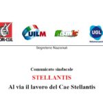 STELLANTIS AL VIA IL LAVORO DEL CAE STELLANTIS