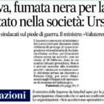 EX ILVA, FUMATA NERA PER LA CASSA – LO STATO NELLA SOCIETSOCIETÀ : URSO APRE